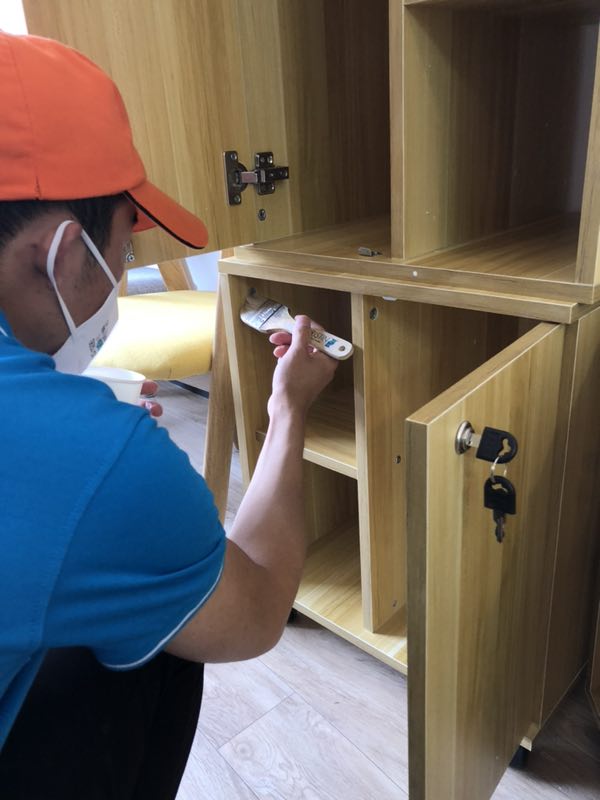 教室柜子隔檔接縫精細化處理甲醛 教室柜子隔檔接縫精細化處理甲醛