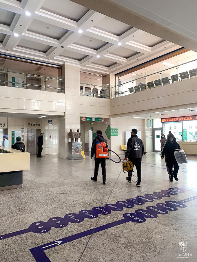 醫(yī)院大廳全方位消毒殺菌 醫(yī)院大廳全方位消毒殺菌