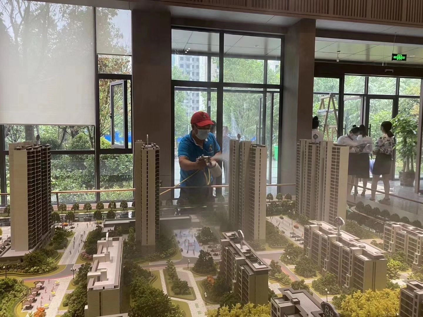 售樓部沙盤除甲醛施工 售樓部沙盤除甲醛施工