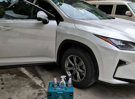 車內(nèi)空氣治理奔馳除甲醛案例