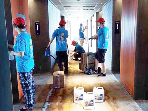 西安大雁塔漫云高歌酒店除甲醛施工