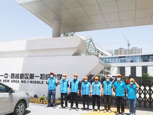 高新一中.西咸新區(qū)第一初級中學施工案例