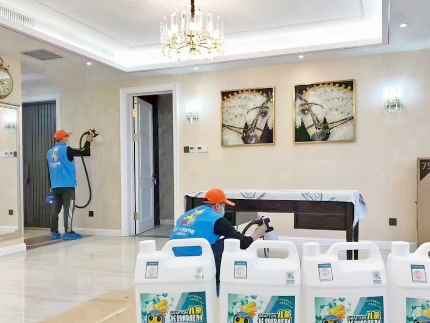 天后花園除甲醛施工案例